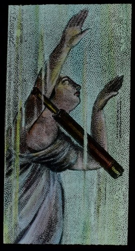 Magic lantern slide hms - magic,