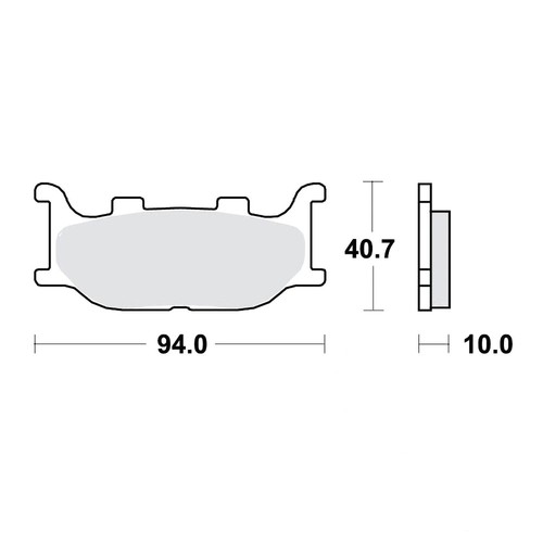 Brake pads sinter - pads, trw