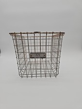 Vtg Lyon Wire Metal Gym Locker