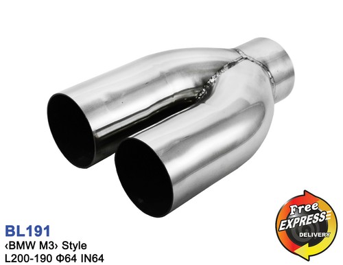 Exhaust tailpipe tip stainless - tip,