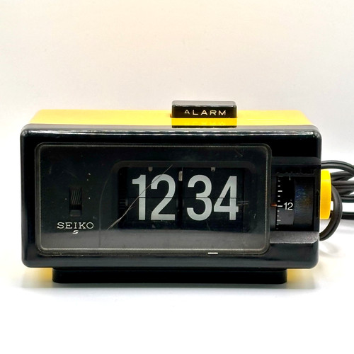 Seiko dp690j yellow - yellow, clock