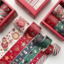 6 Rolls Christmas Washi Tape