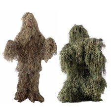 3D Ghillie Suit Camo Set 5PCS Withered Grass Hunting Outfit for Outdoor