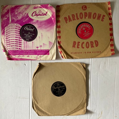 Shellac inch records - x,