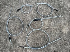 Honda CL350K CL250K Throttle Brake Speedometer Clutch Tachometer Cable Grey set