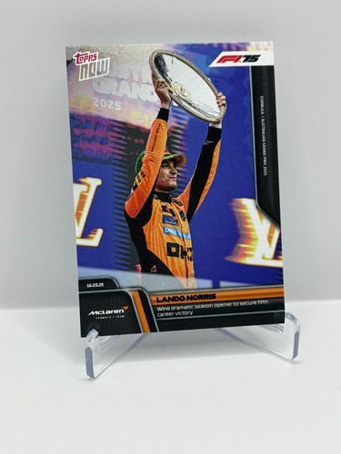2025 topps now formula lando - now, 1