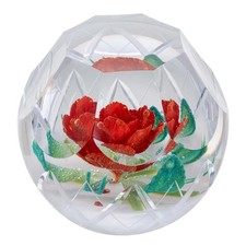 Caithness Glass Winter Rose Caithness Paperweight - Limited Edition of 50 L25026