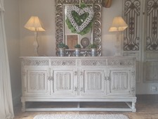 French  ,grey, rustic,distressed sideboard/ dresser