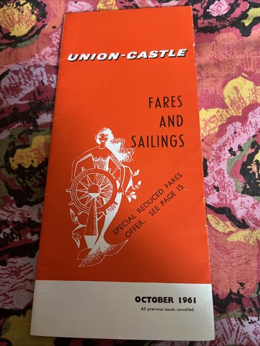 Vintage union castle - union-castle, steamship