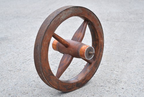 Vintage old wooden - , cart