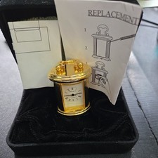 Miniature Quartz Brass Clock