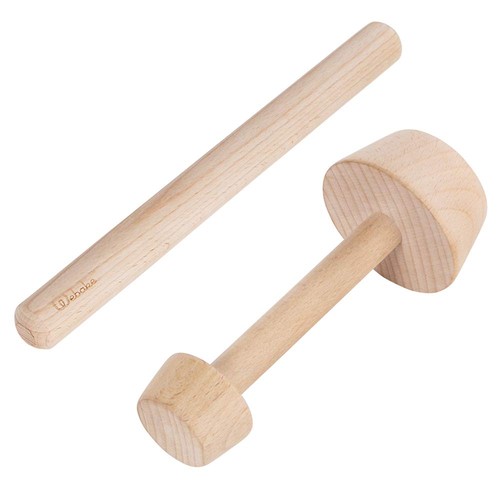 Wood rolling pin - wood, and