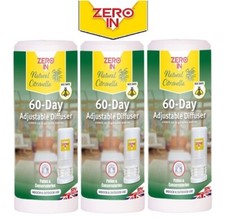 3 x Zero In 60 Day Citronella
