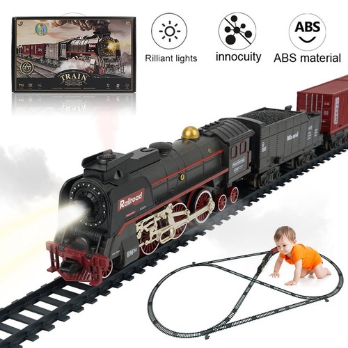 Electric train set steam - set,