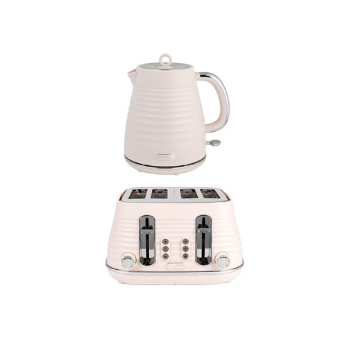 Salter ripple pink toaster - salter,