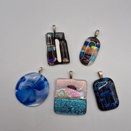 Bundle dichroic glass pendants - bundle,