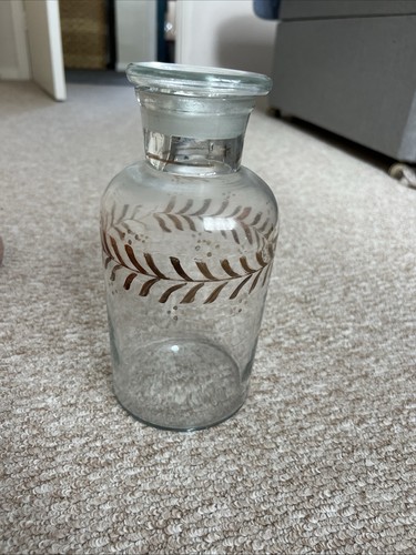 Vintage clear glass - vintage, apothecary