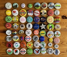 Collection Of 64 Vintage Button Badges. Unworn And In Excellent Condition.