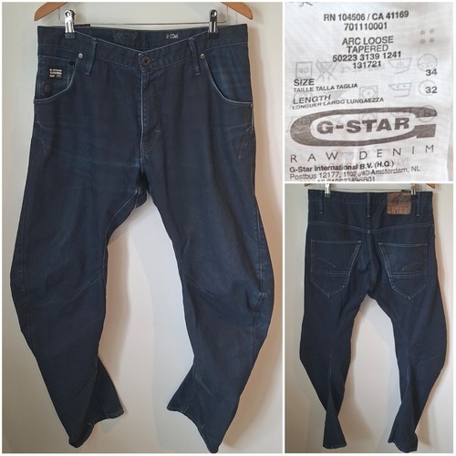 Star raw arc loose tapered - raw,