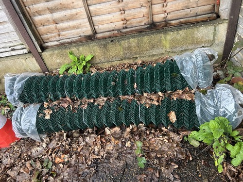 Chain link fence 8x15m green - fence, 0.8x15m