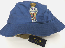 Polo Ralph Lauren Polo Bear bucket hat blue mens Size L/XL NEW summer sun