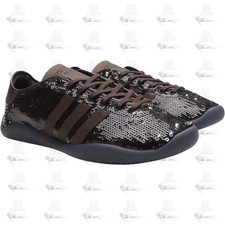 Adidas Karintha Sequin Wales Bonner CBLACK SILVMT DBROWN JR0259 Sneaker Trainer