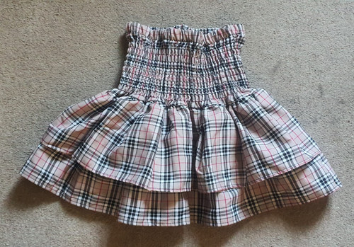 Beige tartan rara skirt size - rara,