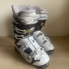 Technica phoenix Phnx 80 Ski Boots Airshell Carbon Steel Brown White 25.5 Mondo