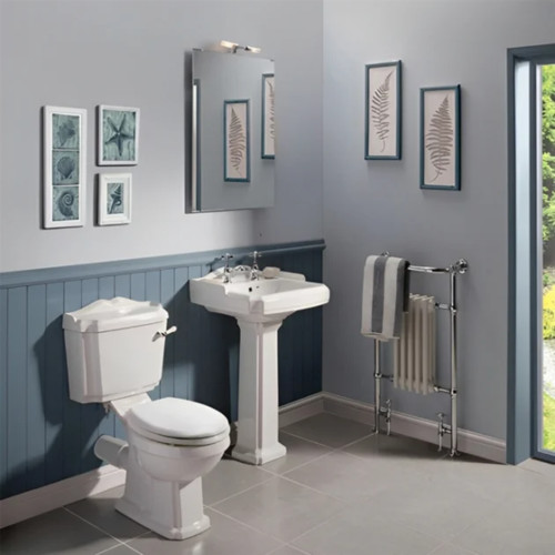 Toilet and sink basin set - toilet,