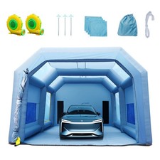 VEVOR Inflatable Spray Booth Car Paint Tent 33x20x13ft Filter System 2 Blowers