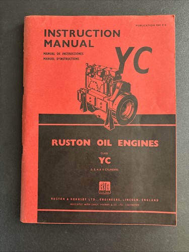 Ruston hornsby oil - hornsby,