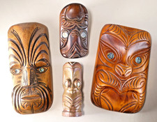 Hand Carved Maori Rotorua Tiki