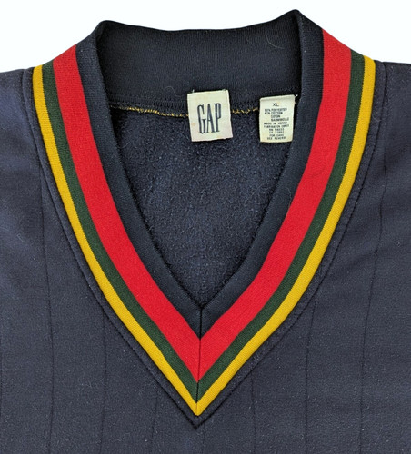 Vtg gap sweatshirt navy - xl,