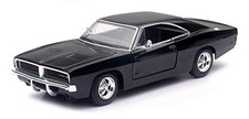 1969 Dodge Charger R/T Black 1/25 Diecast Model Car by New Ray 71893 B