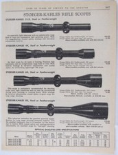 Vintage 1965 KAHLES Gun Rifle