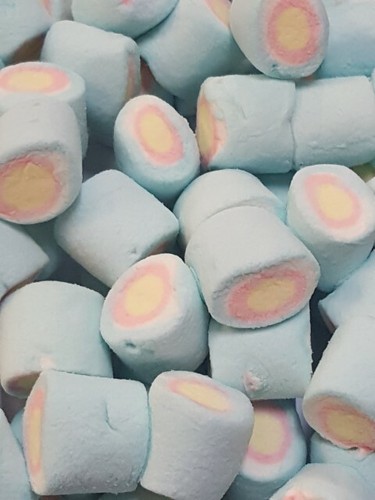 Big blue marshmallows - big,