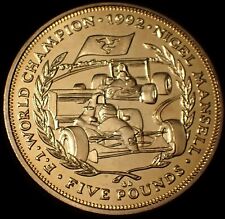 Isle of Man 5 Pounds 1993 Elizabeth II F1 World Champion Nigel Mansell WCA 9306