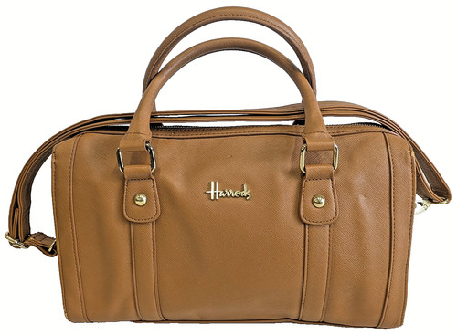 Vintage harrods tan leather - harrods,