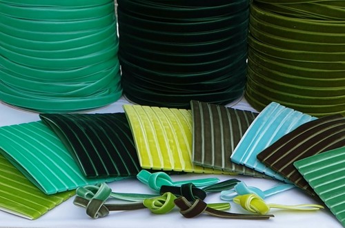 Green colours shades velvet - green,