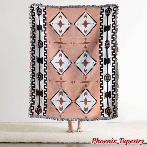 Navajo tribal cotton throw - cotton,