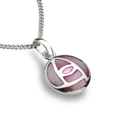 Sterling silver pink mother - sterling,
