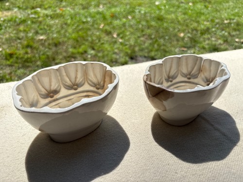 Pair vintage stoneware - pair,