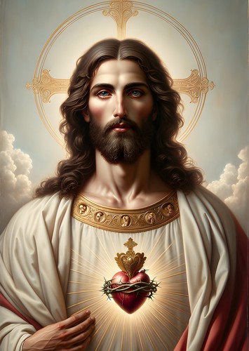 Sacred heart jesus a3 - of,
