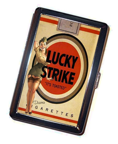 Lucky strike cigarette - lucky, case