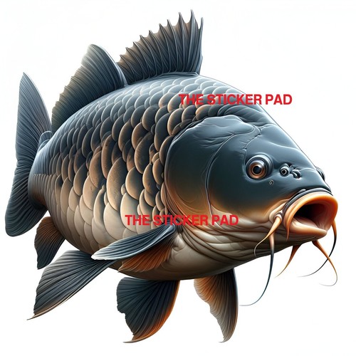 Vinyl sticker carp - vinyl,