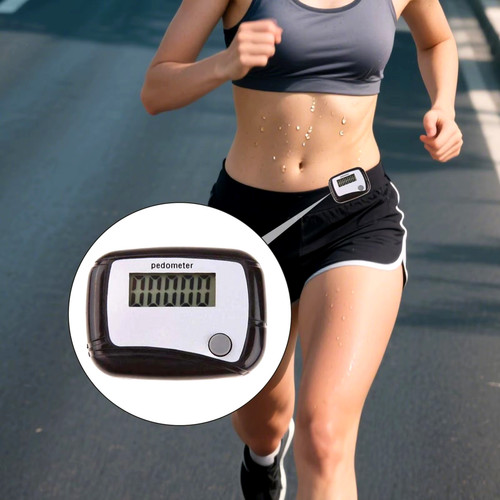 Lcd clip pedometer - lcd,