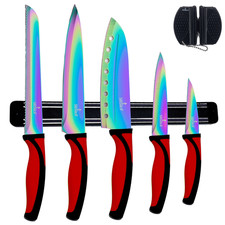 Kitchen Knife Set Kit | Red