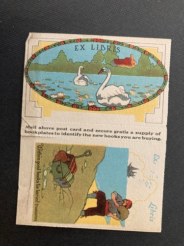 Vintage libris bookplate - vintage,