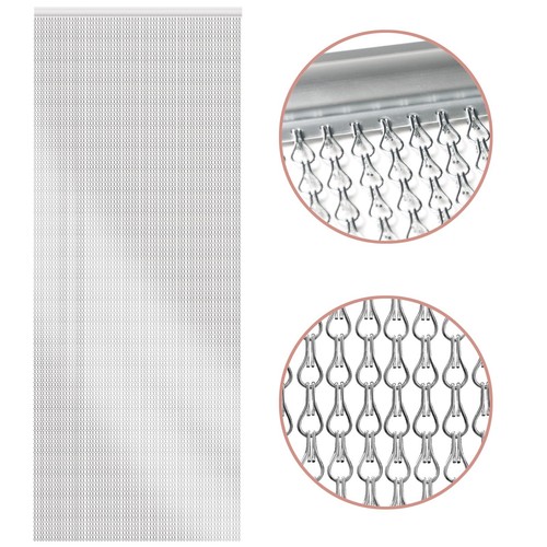 Glamhaus aluminium metal chain - metal,