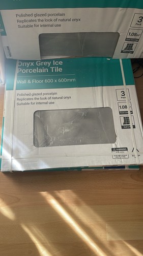 Wickes onyx grey ice porcelain - ice,